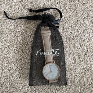 Nanette Lepore Pink & Rose Gold Watch